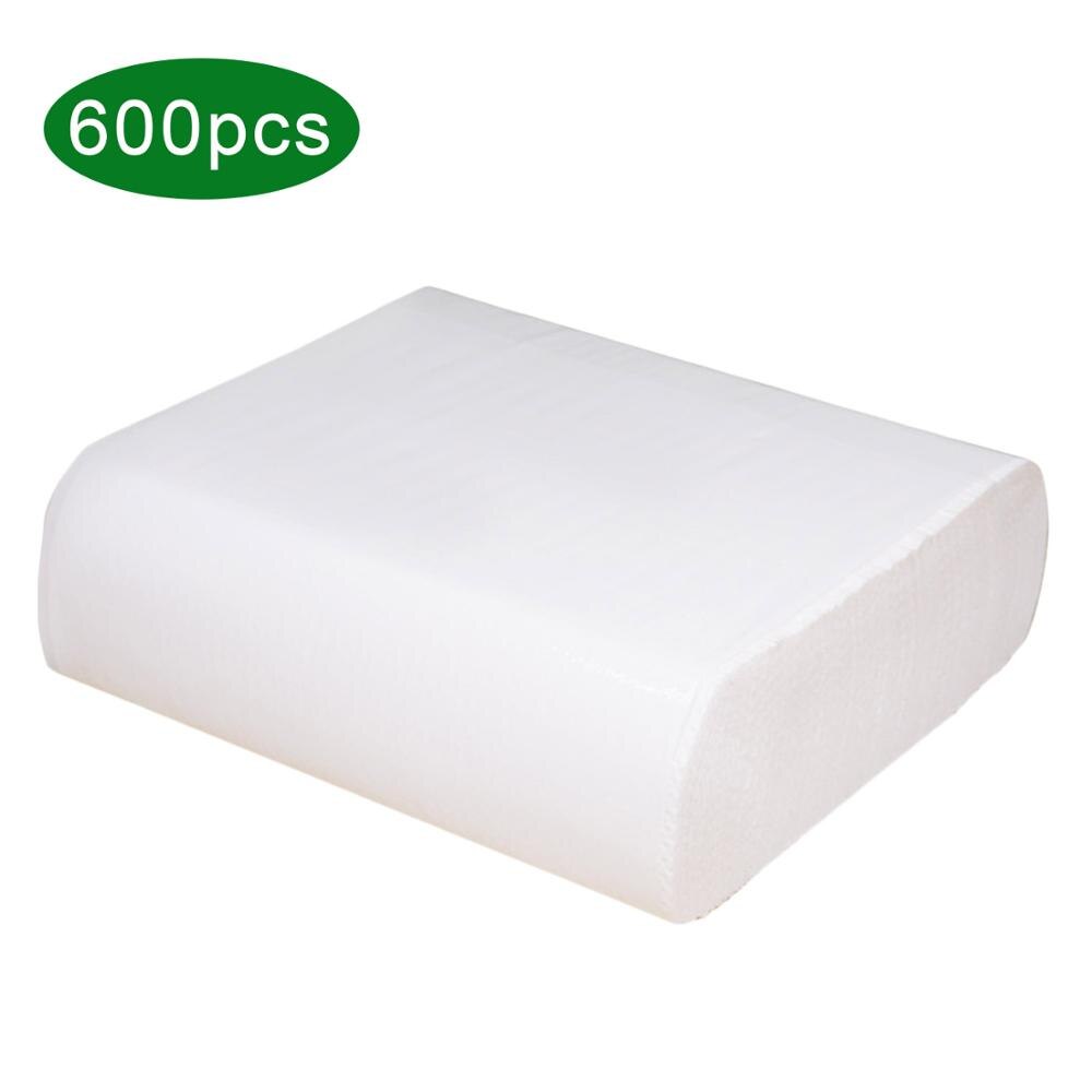 600pcs Disposable Guest Towels White Paper Dinner Napkins Hand Tissues for Bathroom Kitchen Hotel Home Party Supplies