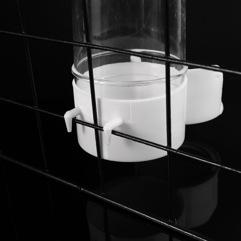 Voederautomaat voor vogels, automatisch voer, water, papegaai, hamster, huisdierklem, kooidispenser