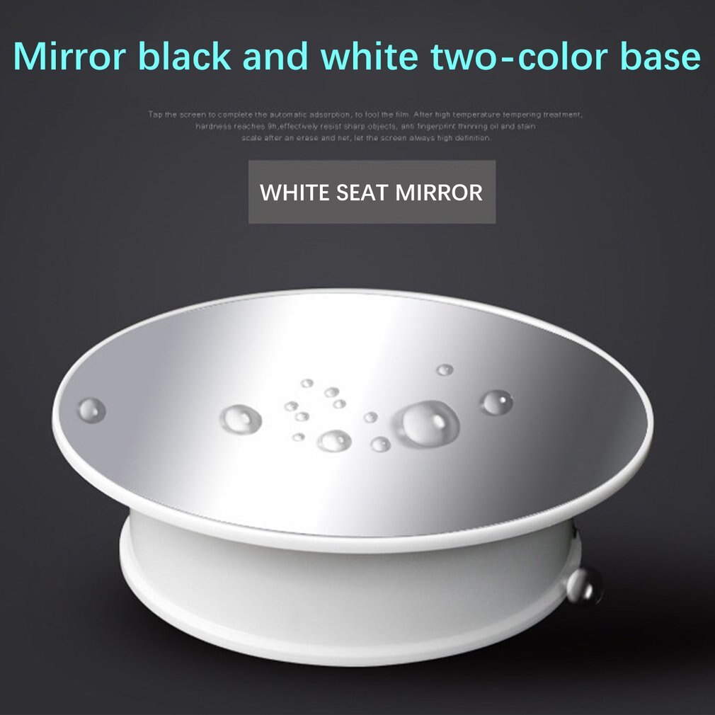 Photography 360 Degree Round Auto Rotating Remote Automatically Turntable Jewelry Display Stand Base for Photo Studio Shooting