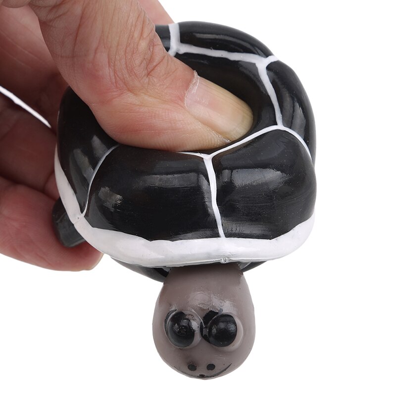 Cute Tortoise Telescopic Head Keychain Cartoon Turtle Key Ring Anti Stress Squeeze Toys Funny Vent Toy Random Color