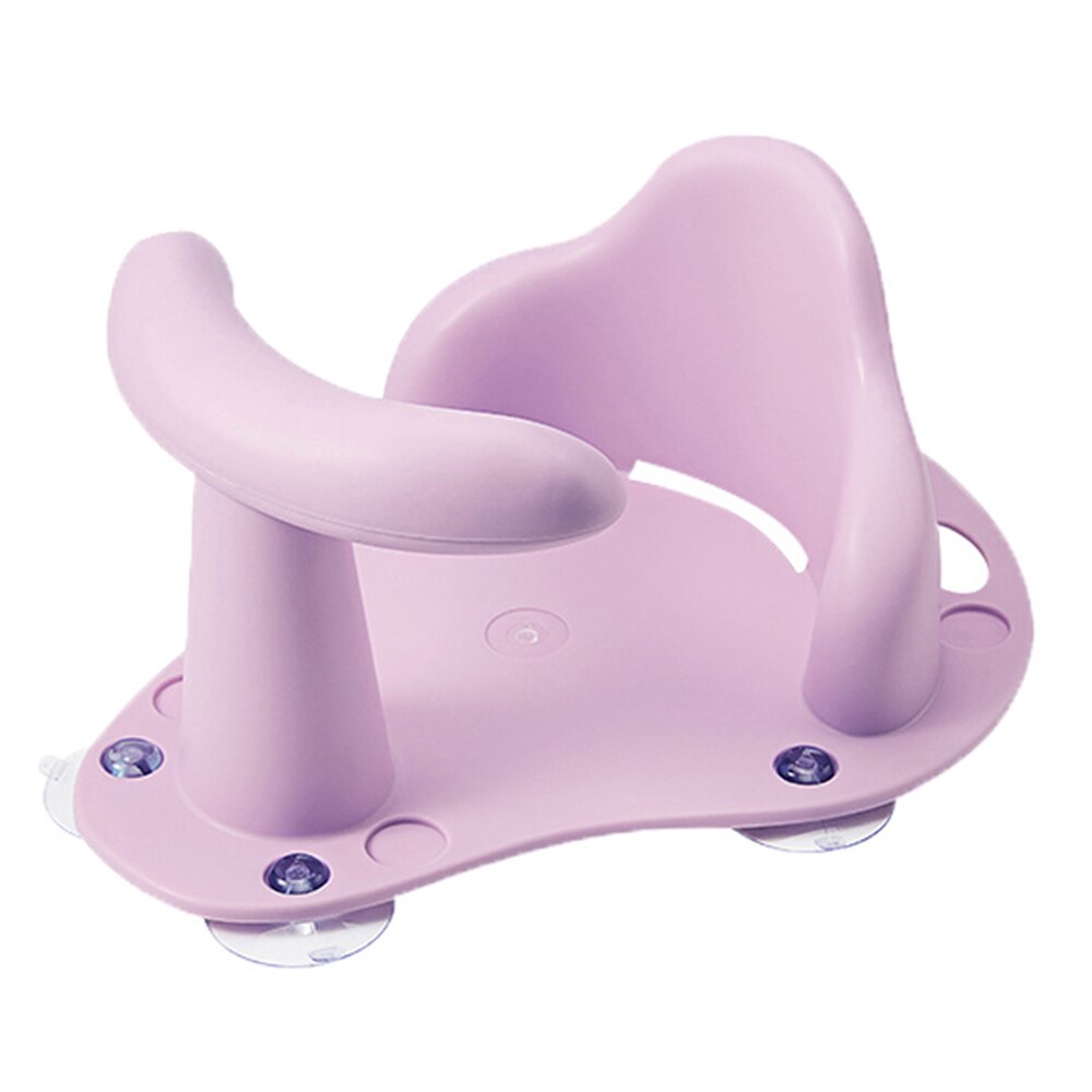 Badkar sits baby badkar pad matta stol säkerhet säkerhet halkskydd barnomsorg barn badplats tvätt leksaker fyra färg 37.5cm: Lila
