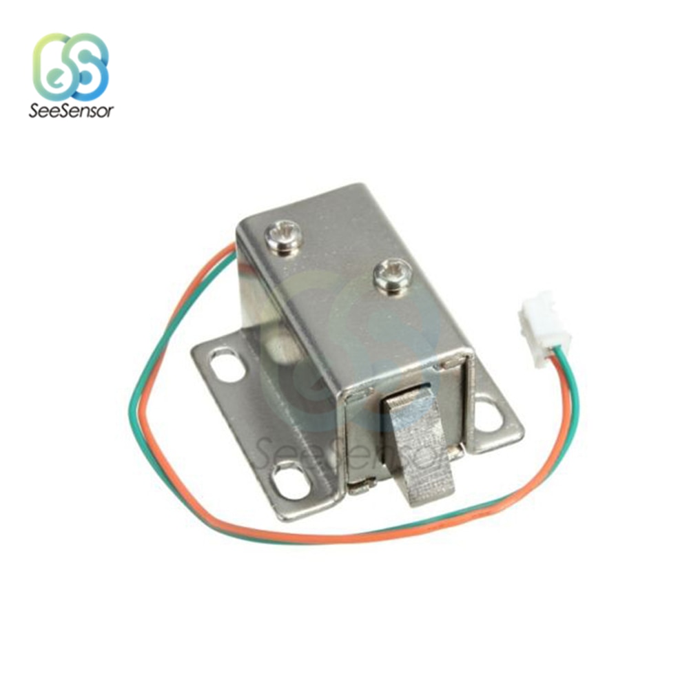 DC 12V 350mA Mini Electromagnetic Lock Storage Cabinets Electronic Lock Electric Bolt Lock Drawer File Cabinet Lock