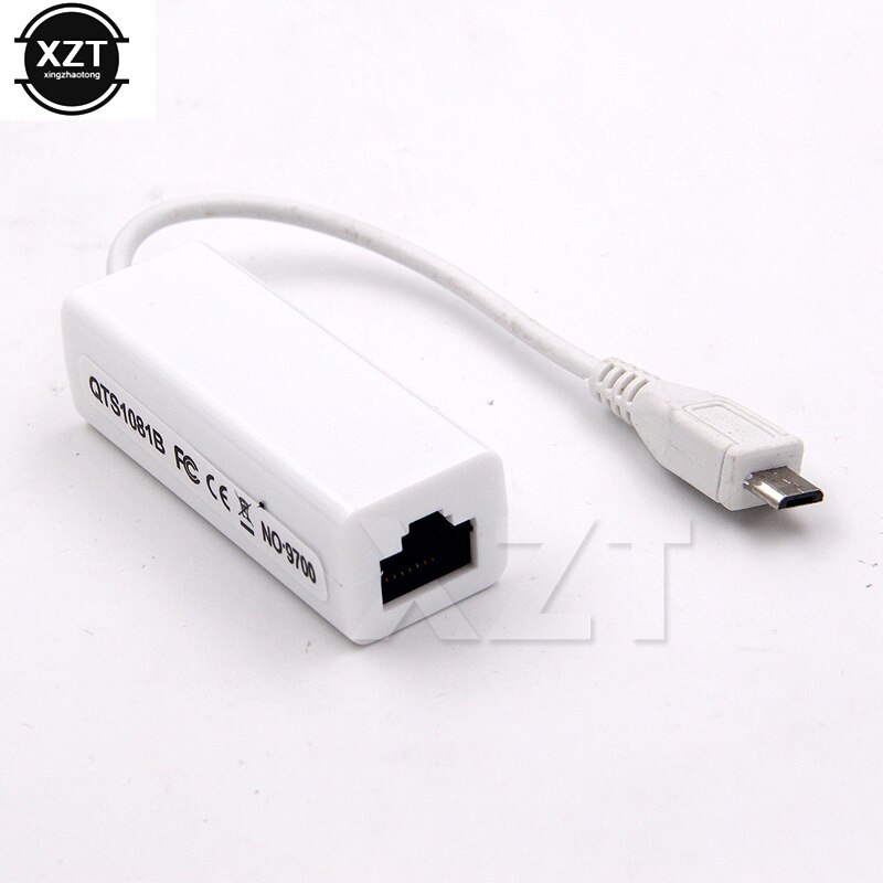 1 Pcs Micro usb to lan card Connector For Tablet Micro USB 2.0 5 Pin to Ethernet 10/100 M RJ45 Network Lan cable Adapter Card