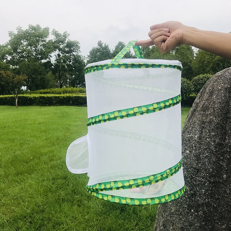 Large Insect Cage Outdoor Garden Butterfly Grasshopper Net Cloth Breeding Zipper Mantis Pet Seedling Incubator Light Box
