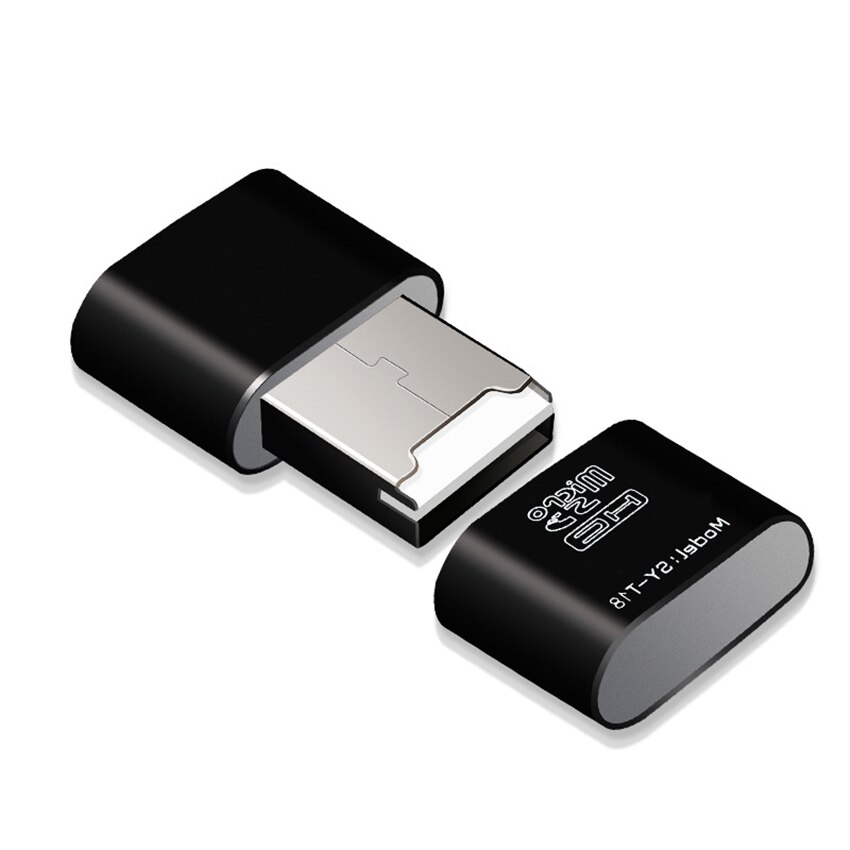 Lecteur de cartes SD USB 2.0, pour SDXC, SDHC, SD,TF, Micro SD, Micro SDHC, Mini lecteur de cartes haute vitesse pour l&#39;audio de la voiture