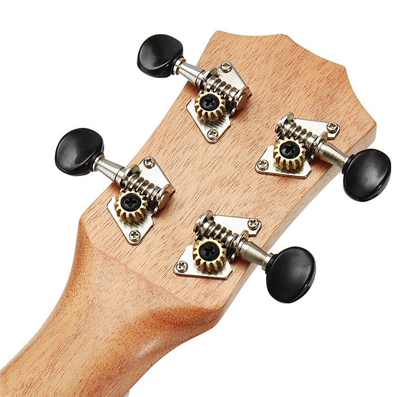 Sopranowe ukulele 21 cali Sapele wzór gwiazdy ukulele 4 struny nylonowe hawaje mini gitara uke podstrunnica palisander Ukelele muzyka w