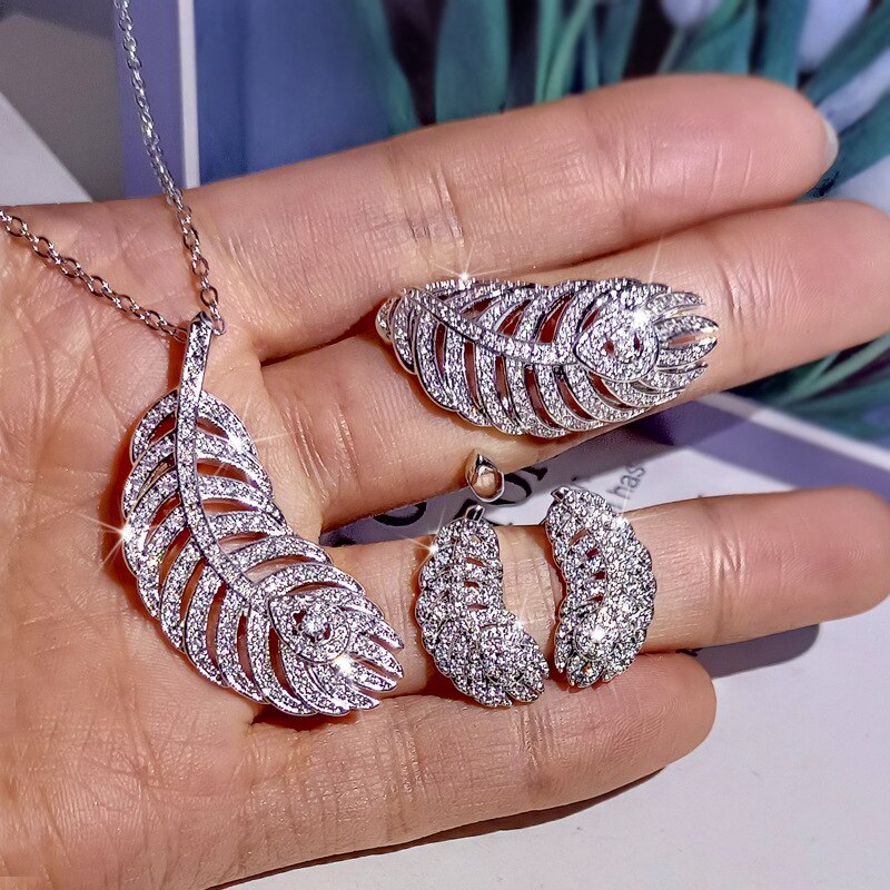 3Pcs Pack 2022 Veren Zilver Kleur Bruid Dubai Sieraden Set Voor Vrouwen Anniversary Sieraden Bulk Verkoop j6140