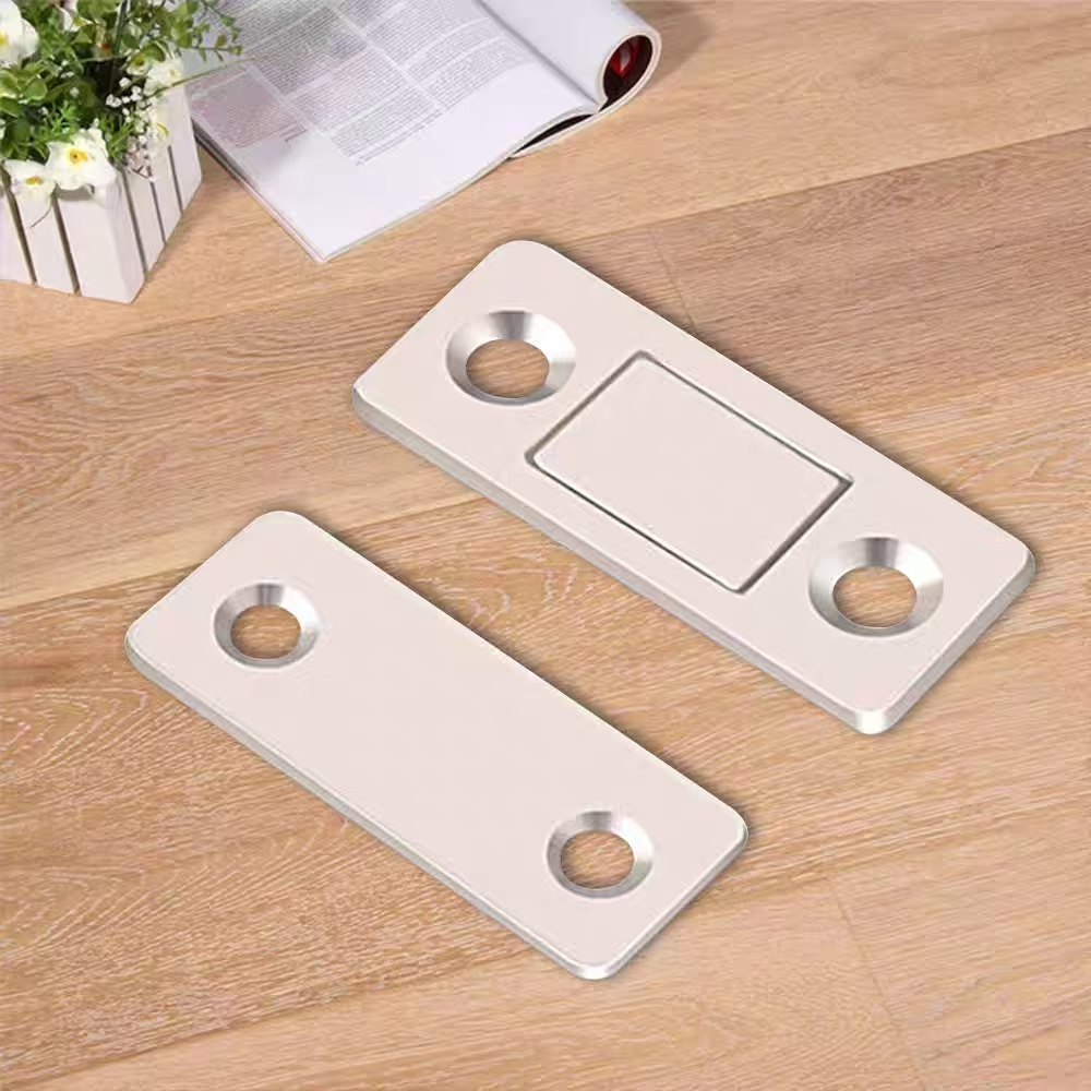 Magnetic Cabinet Catches Ultra Thin Door Strong Magnets Stopper Invisible Adhesive Drawer Magnet Lock for Kitchen Closet Closer