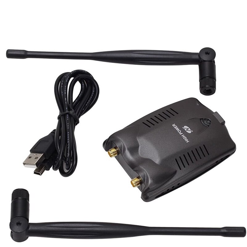 N9100 3000Mw hoch Energie USB kabellos Adapter Beini kostenlos Internet kabellos Netzwerk Karte WiFi Adapter Ralink 3070 Dual Antenne