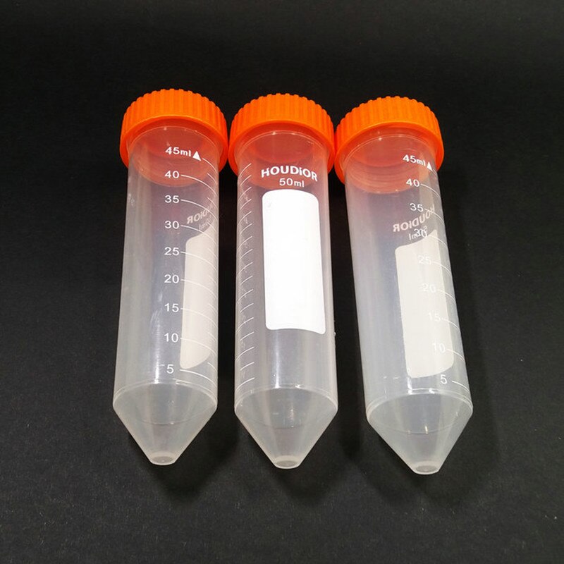 50ml 50 kpl/erä mikrosentrifugi sentrifugiputkia v-muotoisella kierrekorkilla muovinen sentrifugiputki koepullot