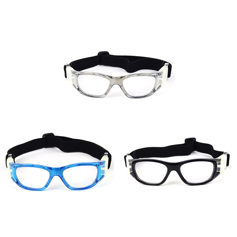 Lunettes enfants réglables ultra-léger coupe-vent Anti-poussière Anti-buée sécurité de protection pour Football volley-ball Baseball basket-ball
