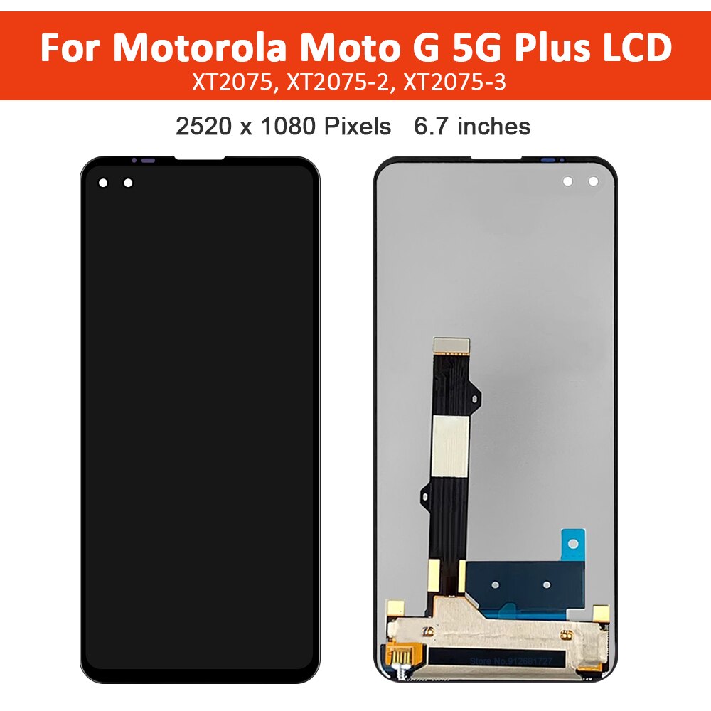 6.7 " original-lcd -display-touchscreen-digitizer-einheit für motorola moto  g 5g  g 5g  xt2075 xt2075-2