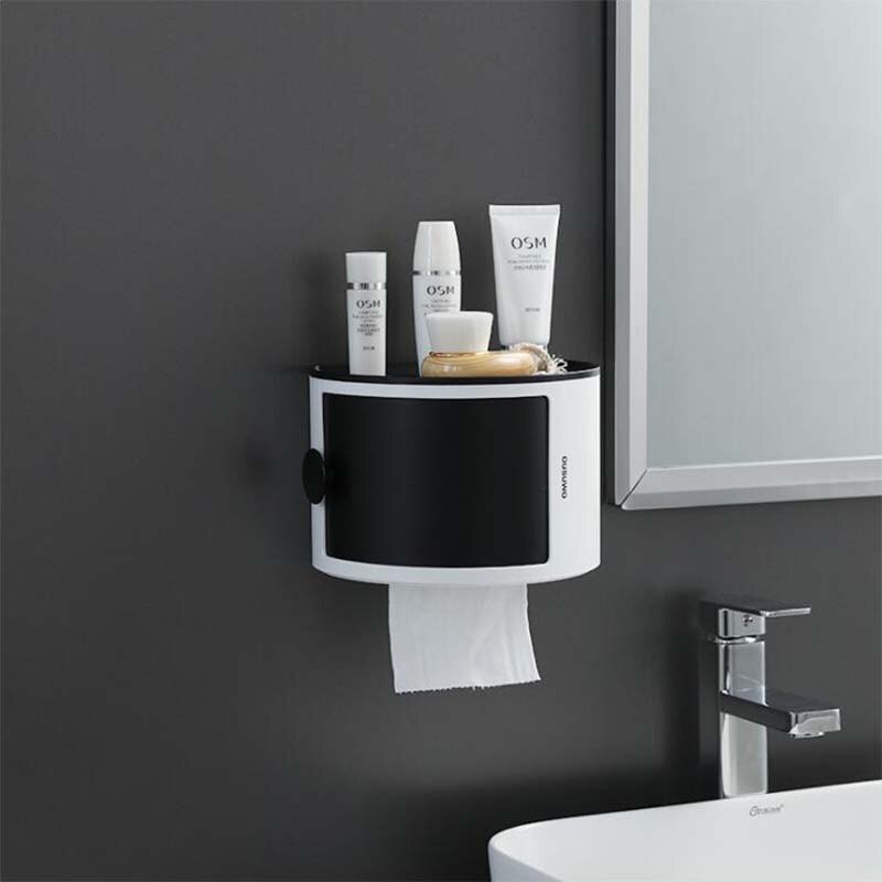 Toiletpapier Rolhouder Papieren Handdoek Houder Wandmontage Papierrol Stand Case Voor Toiletpapier Badkamer Accessoires