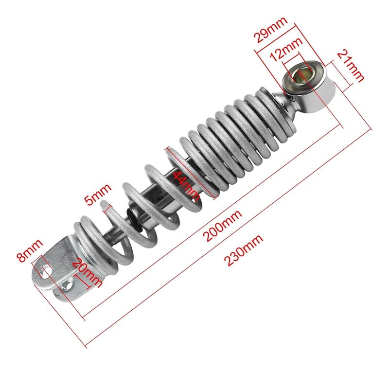 Motorcycle Rear Shock Absorber Spring Suspension For Yamaha PW50 PW 50 PY50 Peewee 50 Y-Zinger
