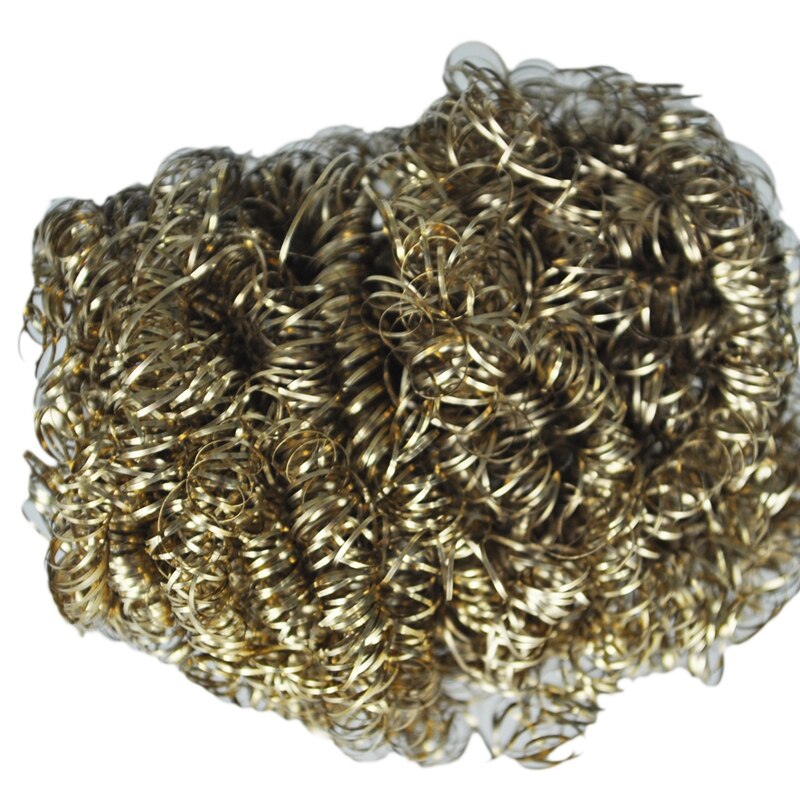 8cm Diameter Copper Spiral Scourer Cleaning Ball for Machine Tool