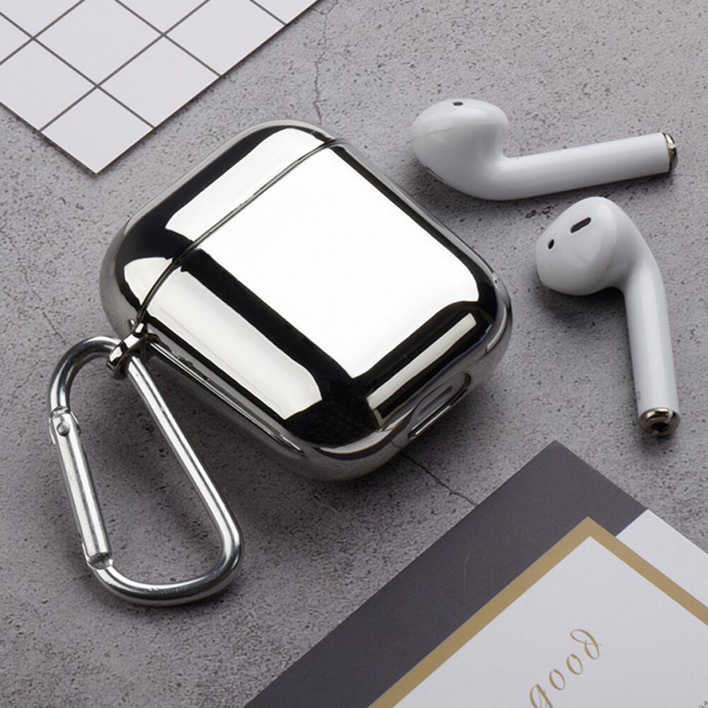 Überzug PC Kopfhörer fallen Für Apfel Airpods 2 Kopfhörer Ladung Kasten fallen Für AirPods Drahtlose Ladung Kasten Schutzhülle Fällen