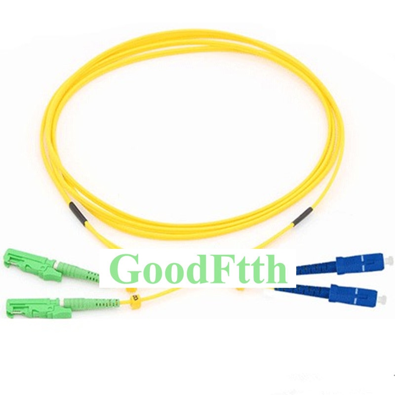 Faser Patchkabel Jumper E2000/APC-SC/UPC SM Duplex GoodFtth 1-15 m