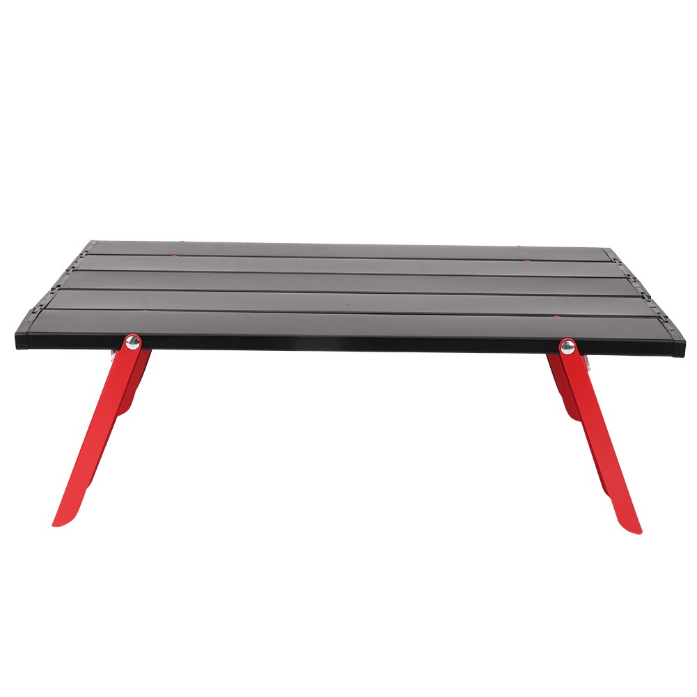 Mini Aluminum Alloy Folding Table Picnic Table Lightweight Folding Table for Outdoor BBQ Backpacking Camping with a storage bag