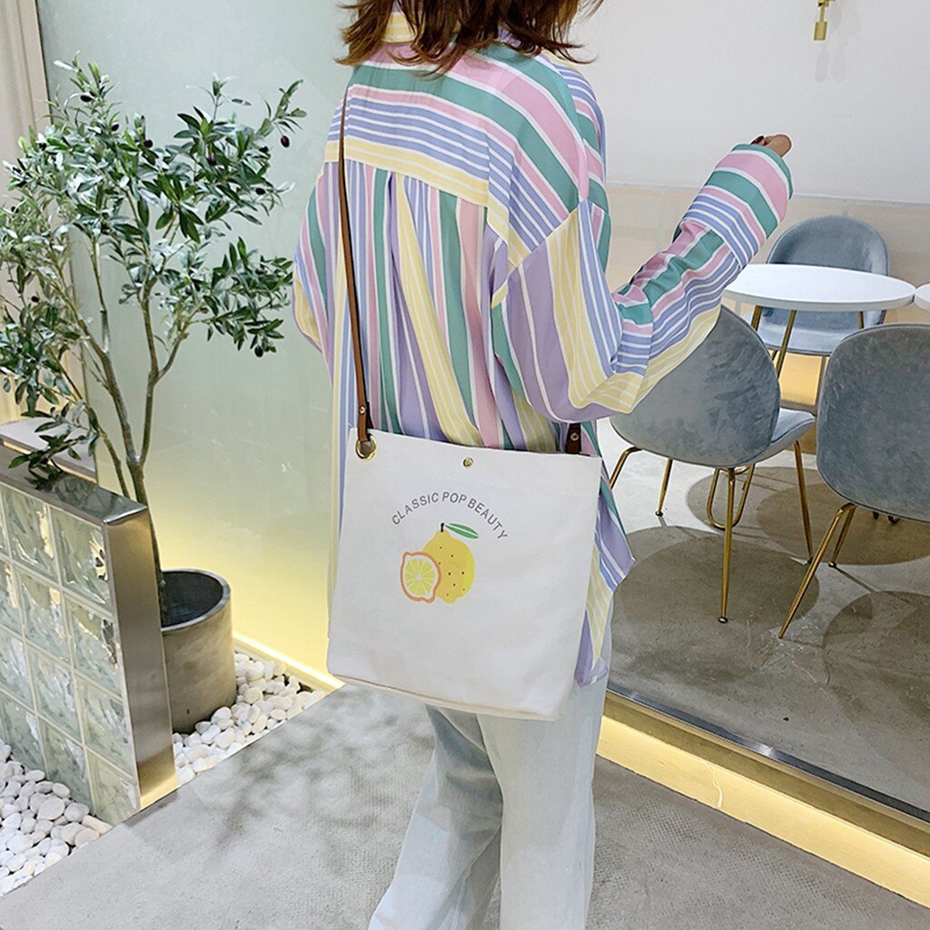 Vrouwen Canvas Boodschappentas Vrouwelijke Canvas Doek Schoudertas Eco Handtas Tote Herbruikbare Grocery Shopper Tassen Studenten Boekentas