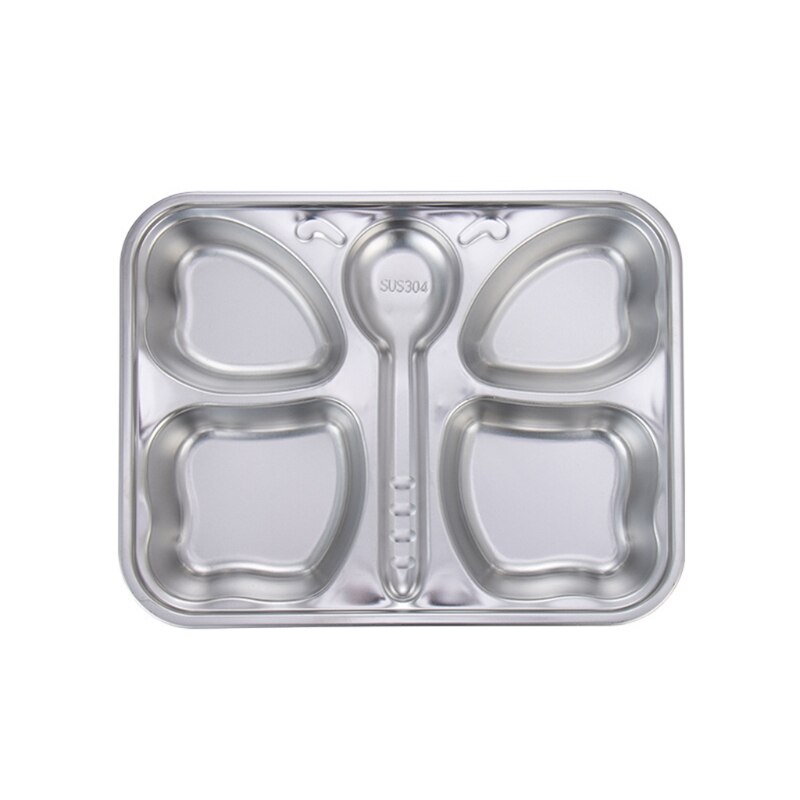 Sections Dinner Plates for Adults Kids Picky Eaters Campers and Portion Control Mes Trays Household Kitchen Restaurant: 1