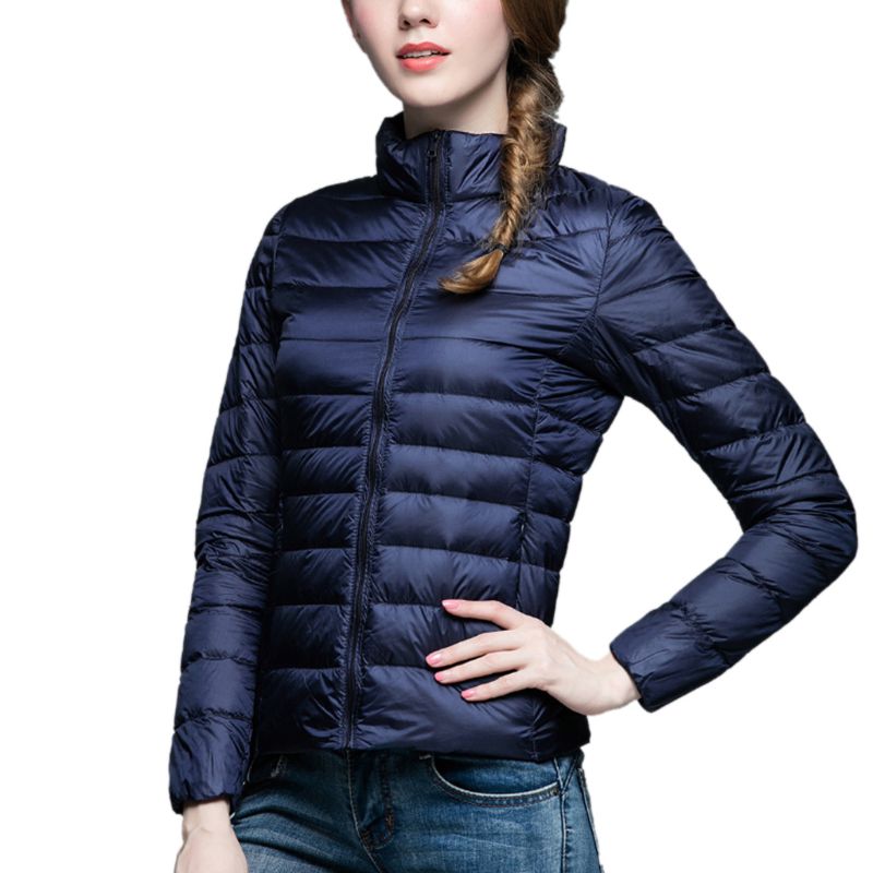 Mujer Uniqlo estilo pato abajo ligero prendas de vestir exteriores de invierno chaqueta Puffer nueva: NB / XXL
