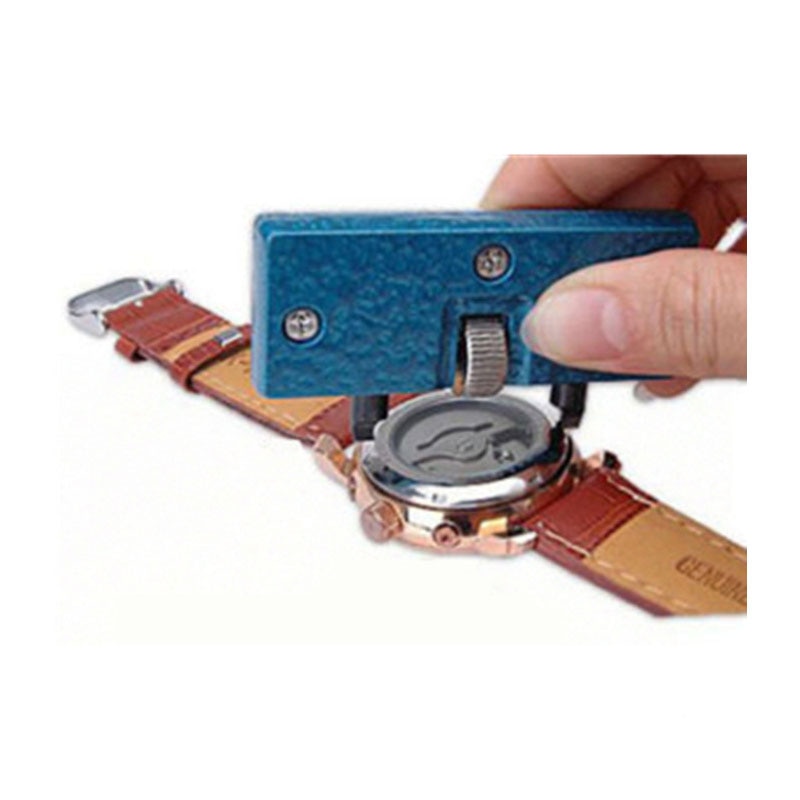 Umpimetallinen kellon selkäkotelo avaustyökalu säädettävä kierrettävä puristussuljin irrotin jakoavain kellon poisto kelloseppä korjaustyökalut