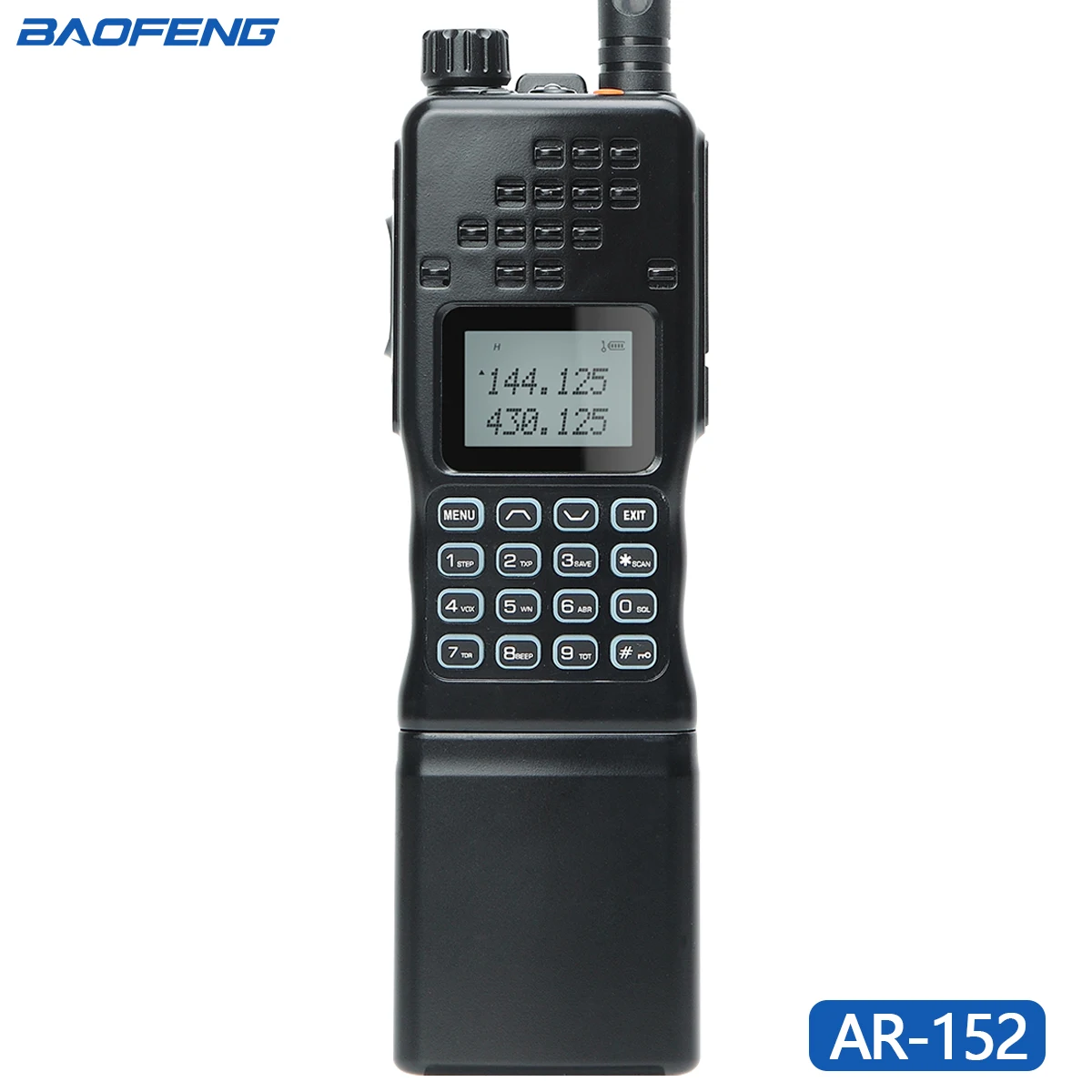 Baofeng AR-152 15W Walkie Talkie Powerful CB Two way Radio 12000mAh Battery Tactial Long Range AN PRC-152 Dual Band Transceiver: Camo / US