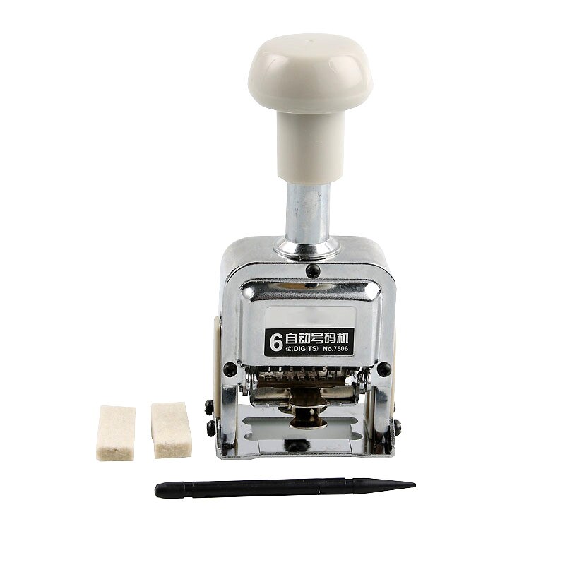 Fromthenon Number Machine 6 Position Automatic Numbering Machine Into Number Coding Page Chapter Marking Machine Digital Stamp