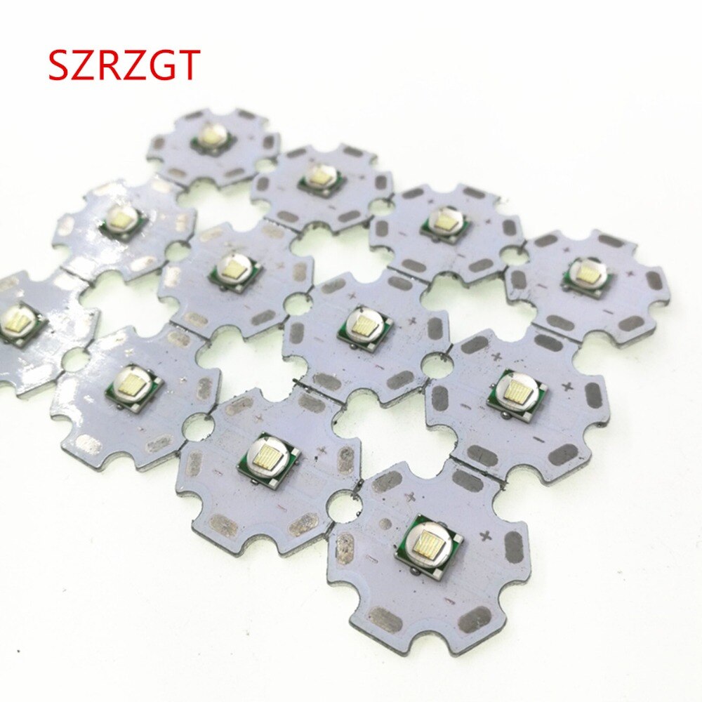 CREE XML LED Diode T6 10W Weiß warm Weiß Taschenlampe Chip Gelb 5050 verrotten Grün Blau UV hoch Energie LED Emitter