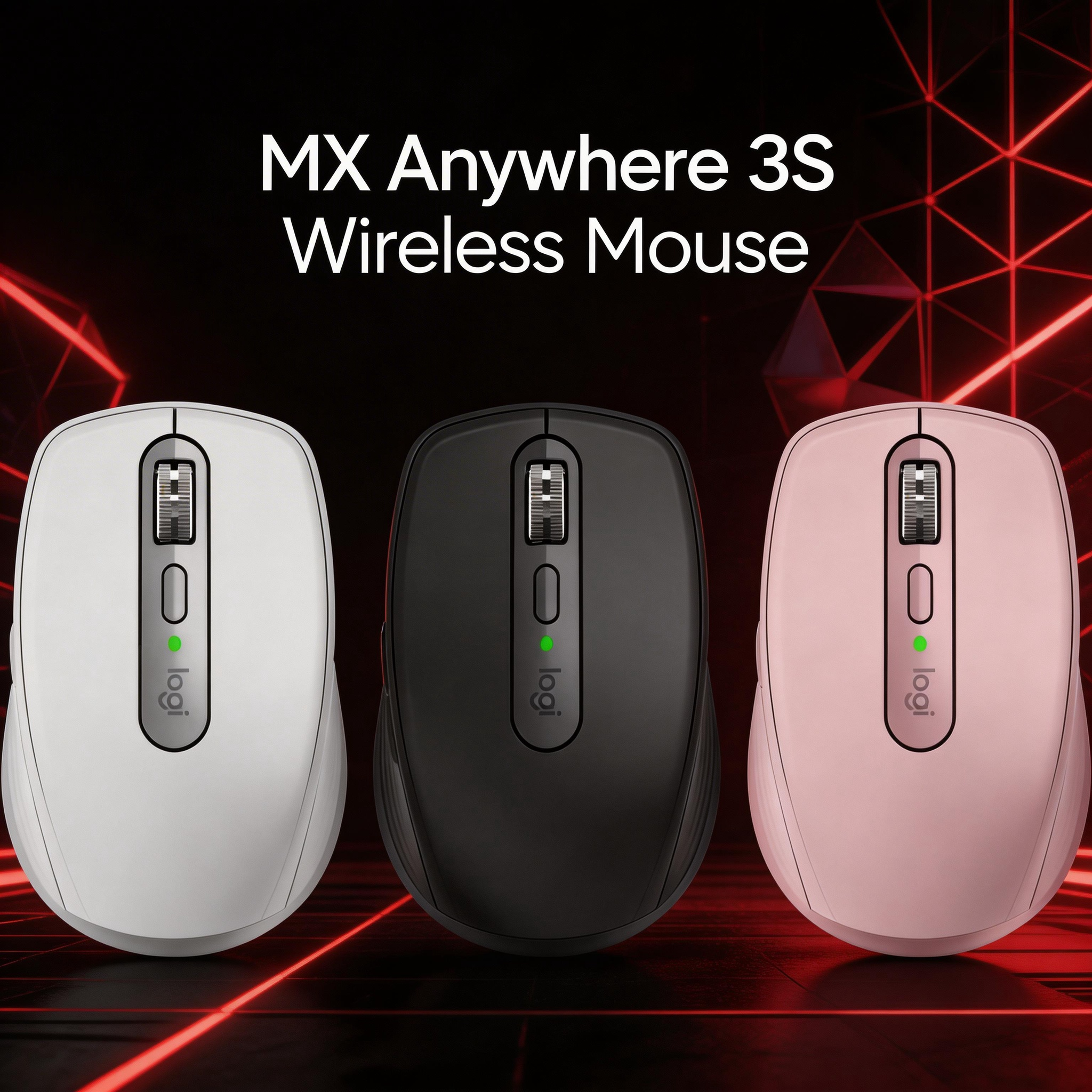 Logitech MX Anywhere 3S Business Elite Wireless Mouse Premium Multi-Device for Executive Office PC Computer Accessories