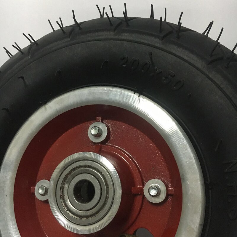 8 tums framhjul elcykelmotor navmotor för elektrisk scooter framhjul med däck elektrisk kit för elcykelsats