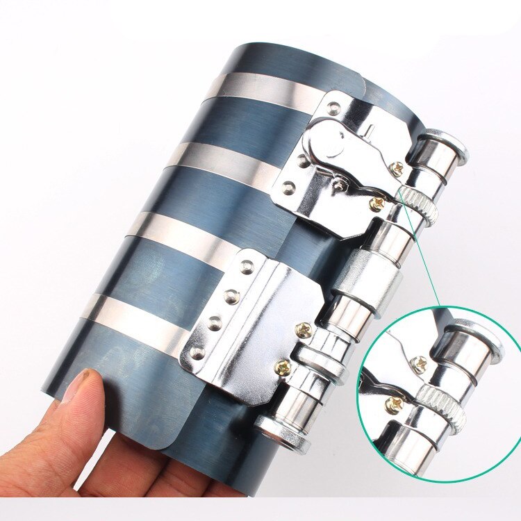 Car Engine Piston Ring Compressor Tool Wrench Adjustable Installer Band Tools
