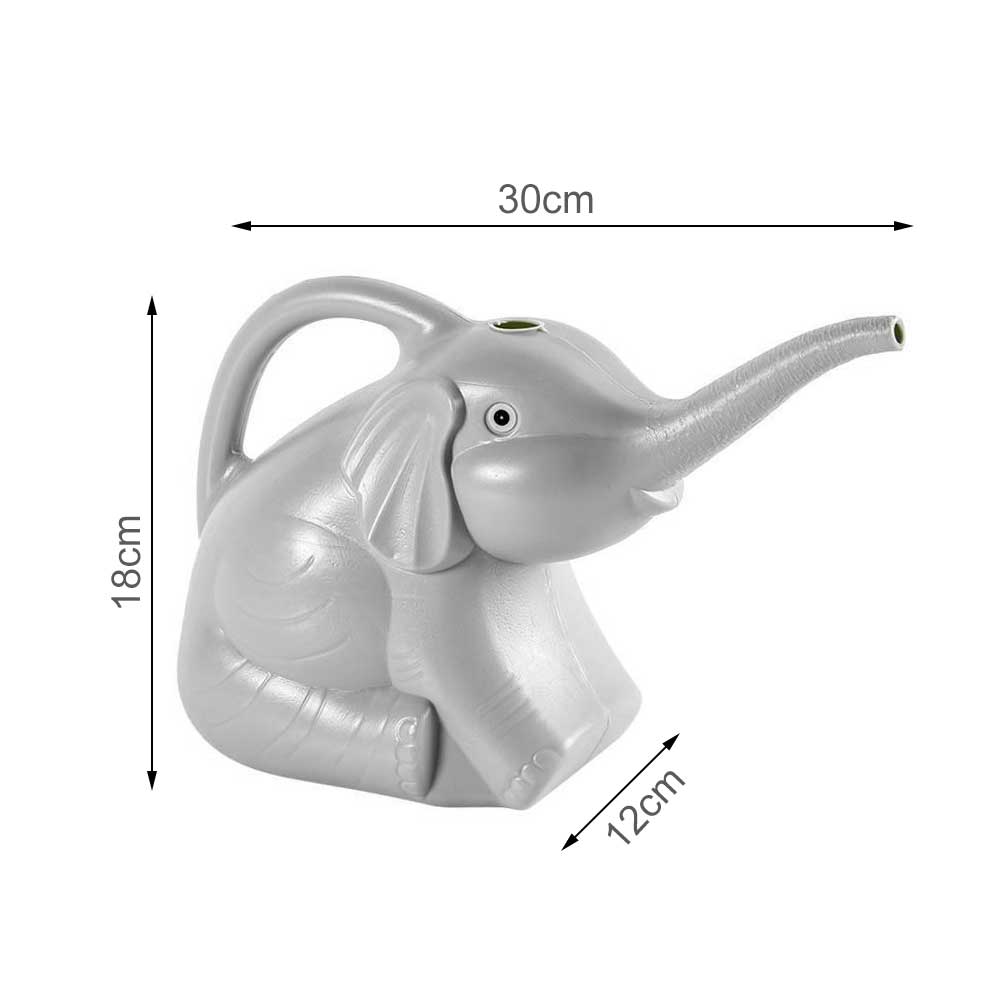 Regadera con forma de elefante para plantas suculentas, botella de agua de jardinería en maceta para flores de jardín doméstico, herramienta de riego: Azul