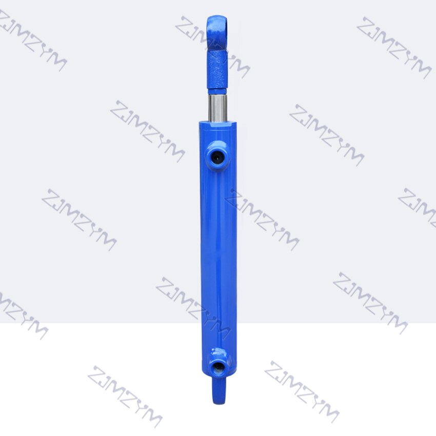 1PC 100mm Travels Hydraulic Oil Cylinder Heavy Duty Bidirectional Lifting Small Wood Splitter 2 Tonnage Hydraulic Ram Oil Jack