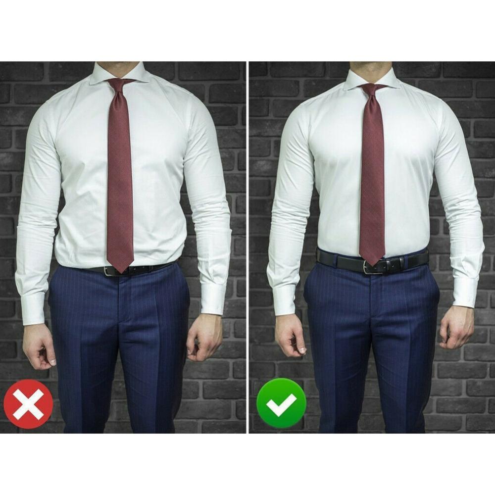 Let skjorteholder med justerbar bælte skridsikker skjorteholderstropper låsende bælteholder nær skjorten - holder sig rynkefri