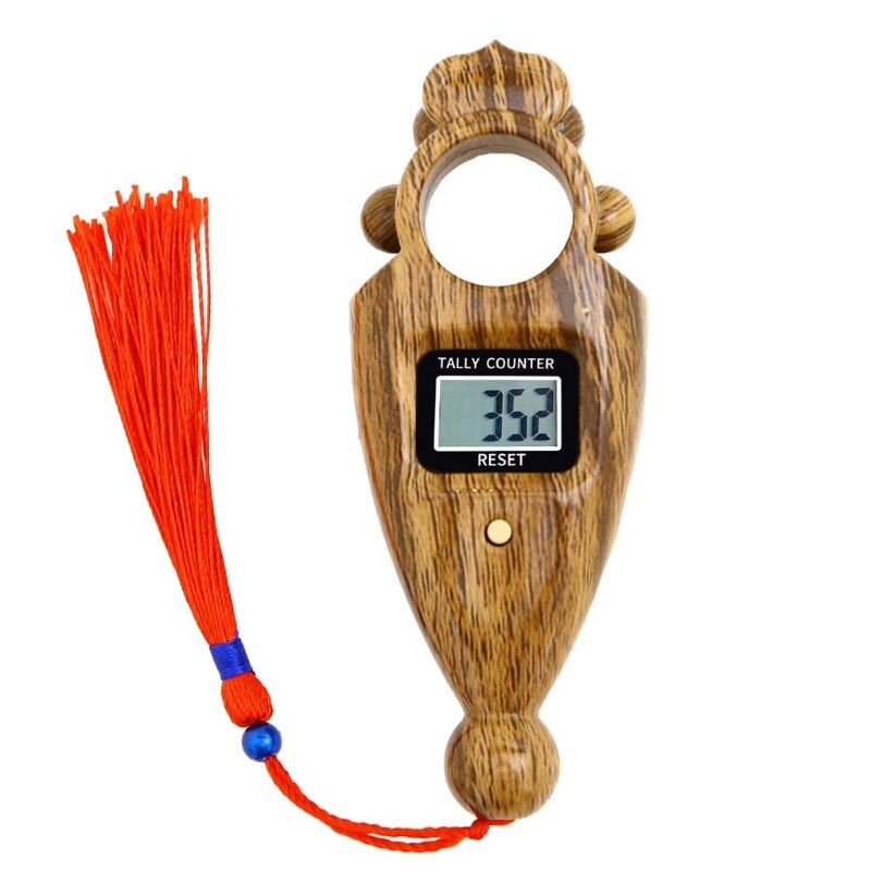 Electronic Digital Bead Finger Tally Tasbeh Misbaha Prayer Tasbih Golf Counter Portable Durable Safe Practical: B