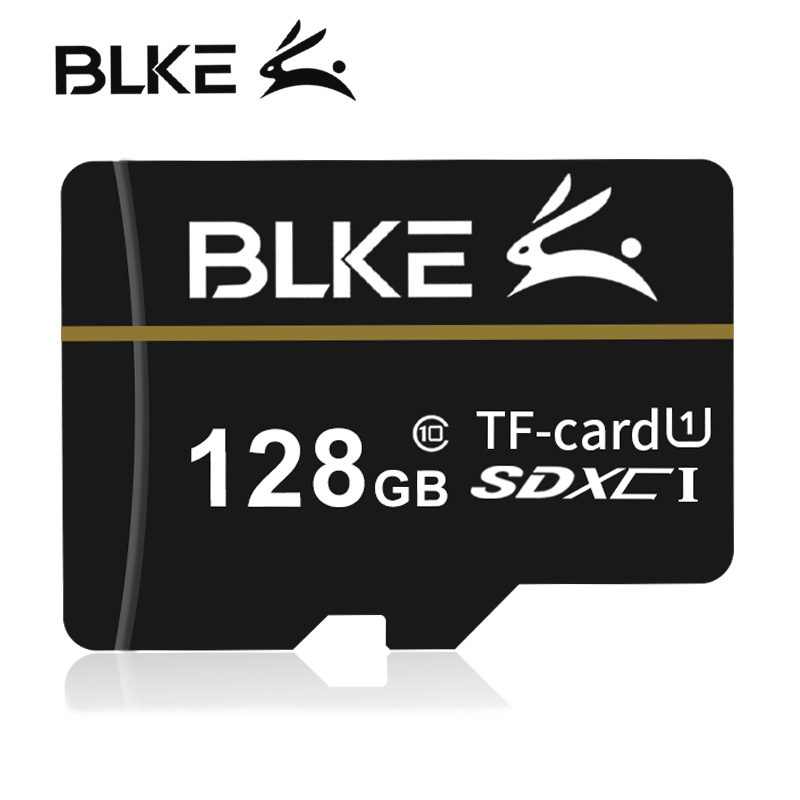 BLKE Micro carte sd 256GB 128GB 64GB 32GB 16GB 8gb carte mémoire Class10 U1 TF carte flash mémoire pour enregistreur de conduite de téléphone portable: 128G Class10