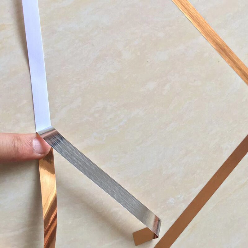 Vanntett gulv søm klistremerke vanntett vegg klistremerke til soverom stue stripe mellomrom forsegling folie teip stripe diy pvc striper-