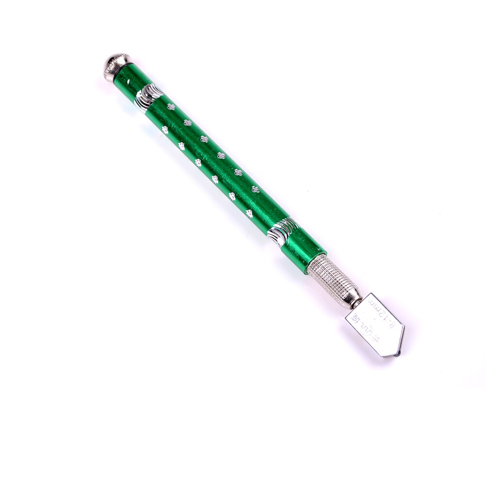 1PCS Oil Filled Tungsten Carbide Glass Cutter Cutting Wheel Metal Handle Hand Tools Random Color