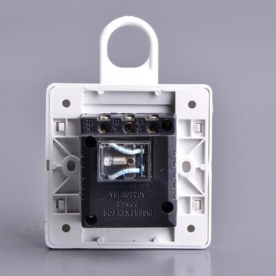 1PCS Exit button 86x86 hotel key key card switch slide swich push button exit access control electrical power control socket