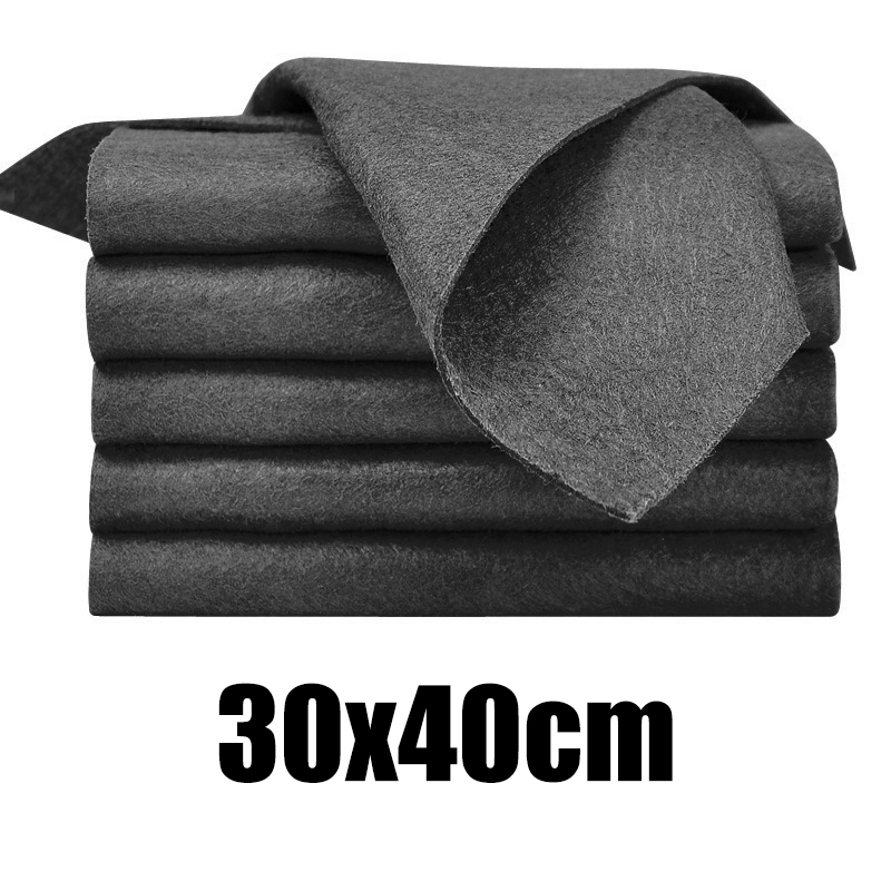 Microfiber Magic Car Glass Wiping Cloth Streak Free Thick Magic Cleaning Cloth Reusable Microfibre Wipes for Windows Glass Towel: WHITE