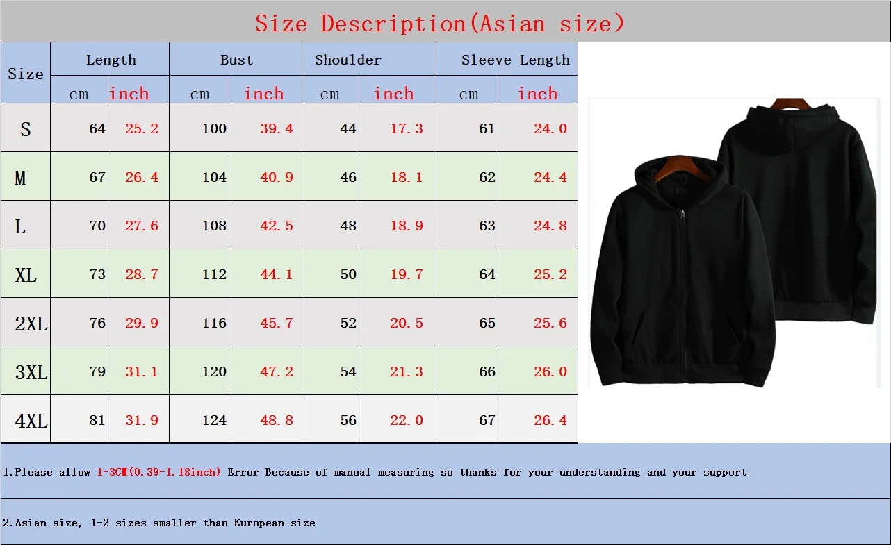 Herre oversized hættetrøjer med lynlås efterår vinter fleece hættetrøje solid lynlåsjakke sweatshirt koreansk hættetrøje herretoppe tøj