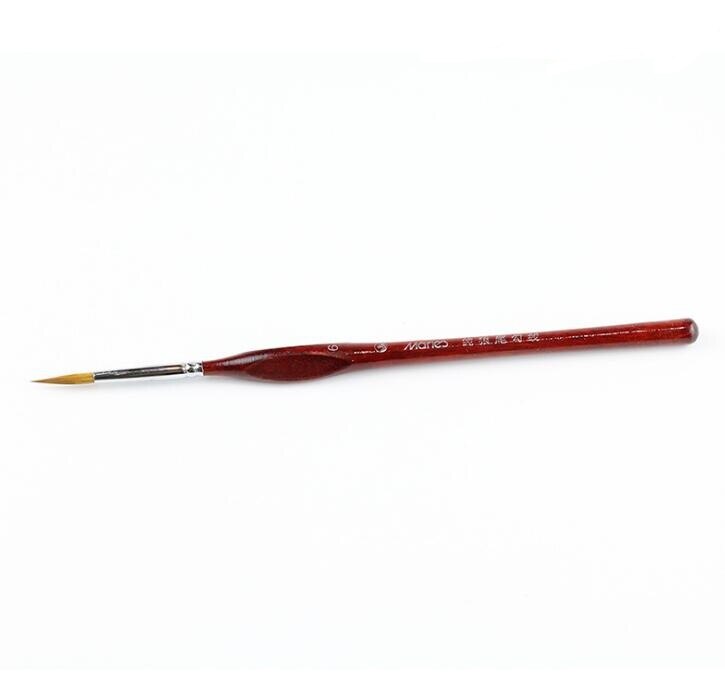Juego de pinceles para pintar, pinceles profesionales de pelo de Sable, para dibujo de uñas, 7 unidades