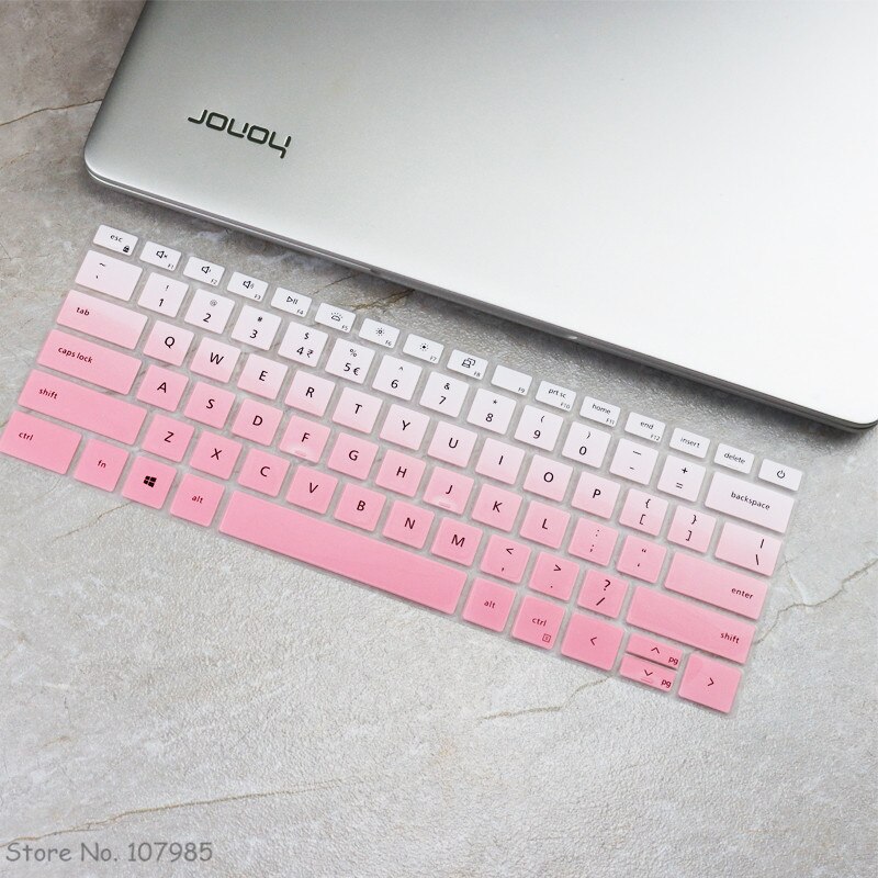 Laptop Keyboard Cover Skin Protector For Dell Inspiron 13 5310 Dell Latitude 3420 14" Inspiron 14 5410 5415 5418 7000 7415: Gradient pink