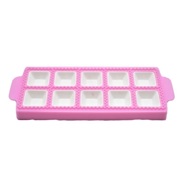 DIY baking tools Italian dumplings mold fondant cake decoration mousse chocolate silicone mold: square