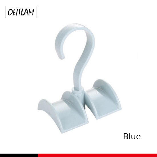 Opknoping Closet Organizer Haken Hanger Houder Voor Portemonnees Handtassen Boekentassen Rugzakken Ties Riemen Mode-sieraden Accessoires Haken: A025-Blue