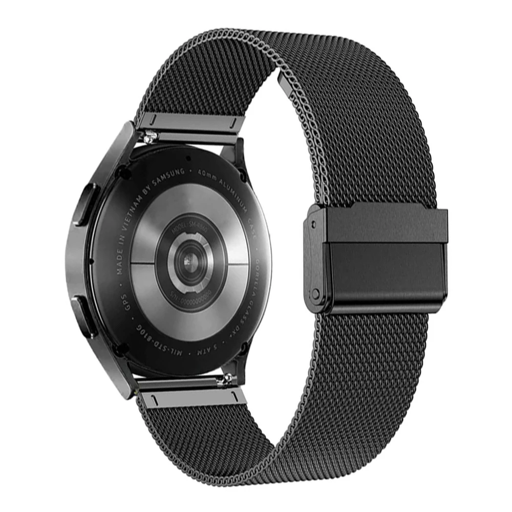 20 metalurrem til amazfit gts /2/2e/3/ gts 2 mini rem gtr 3 pro/gtr 4 2/47mm/42mm/ 22mm 3/ bip rustfri stålremme: Hvid lysnål / Andet