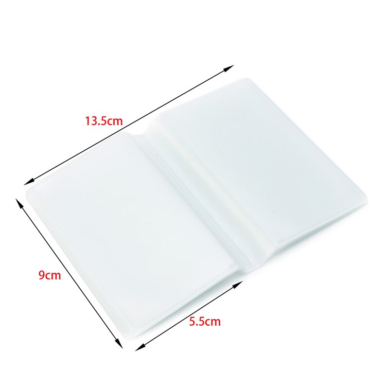 5X6 Pagina 24Card Plastic Portemonnee Insert Voor Bifold Zakelijke Creditcard Houdt