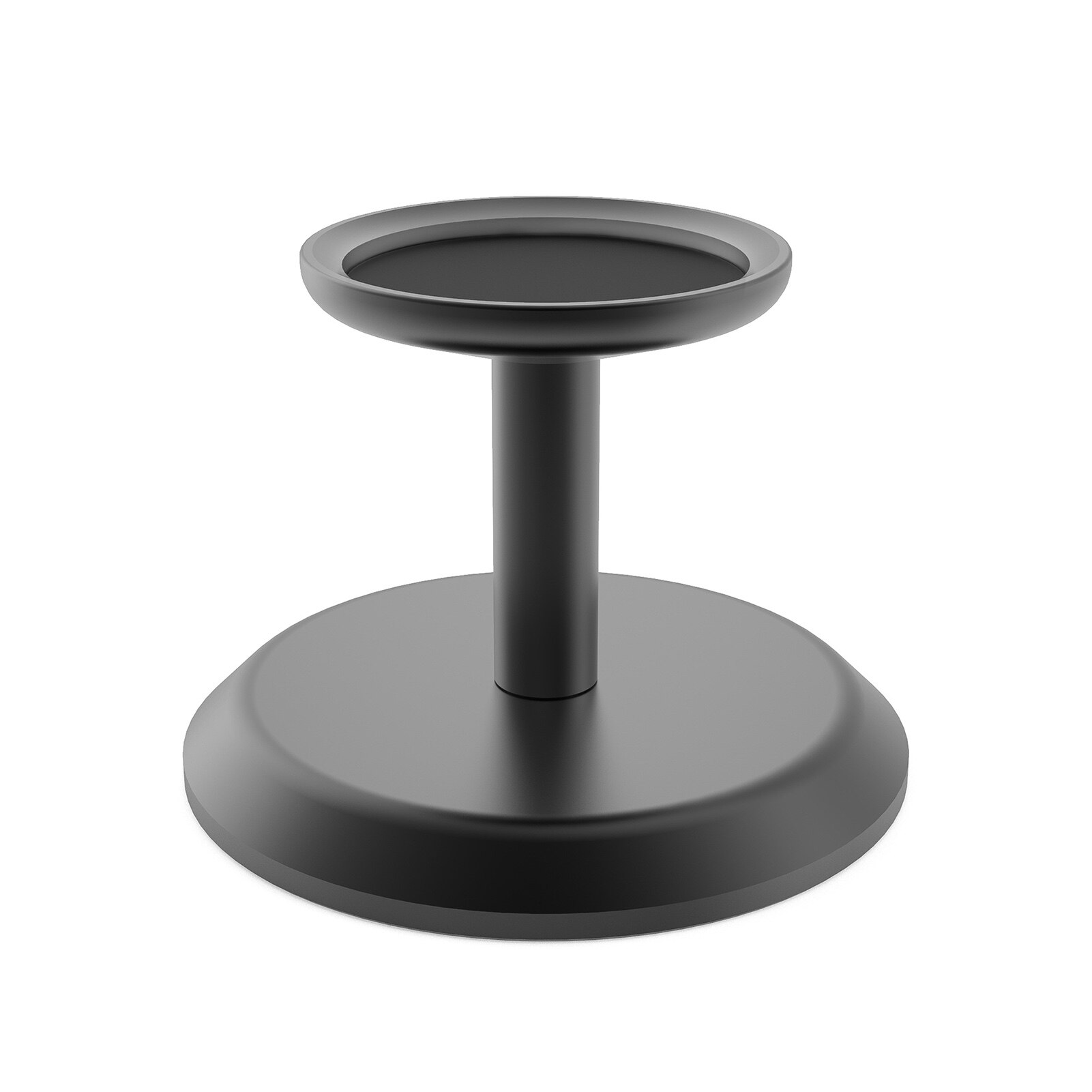 Soporte de altavoz inteligente para HomePod Mini, Base de escritorio de aluminio con almohadilla de silicona antideslizante: Black