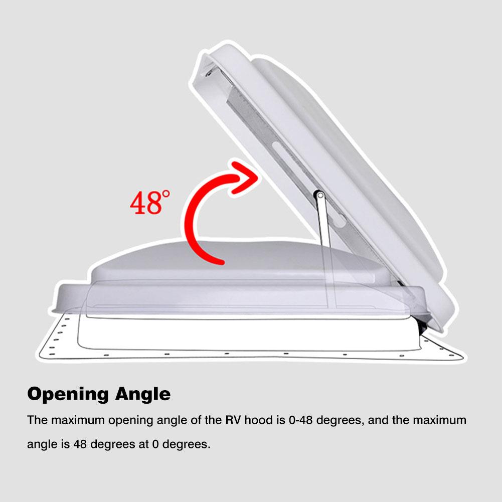 RV Roof Vent Cover Universal Car Air Ventilation Hood for Caravan Motorhome For Caravan Motorhome Camper Trailer Accessories